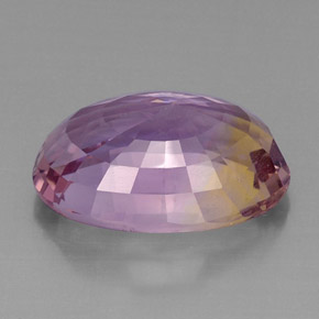 19,14 ctw natürlicher zweifarbiger Ametrin, Oval Schliff, VVS