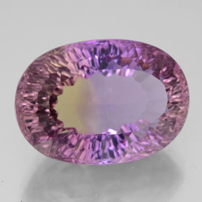 13,50 ctw natürlicher zweifarbiger Ametrin, Oval Schliff, VVS