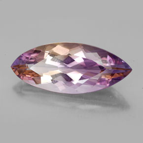 13,51 ctw natürlicher zweifarbiger Ametrin, Marquise, IF