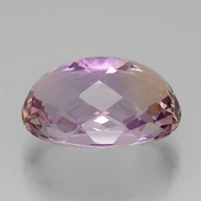 16,93 ctw natürlicher zweifarbiger Ametrin, Oval Schliff, VS