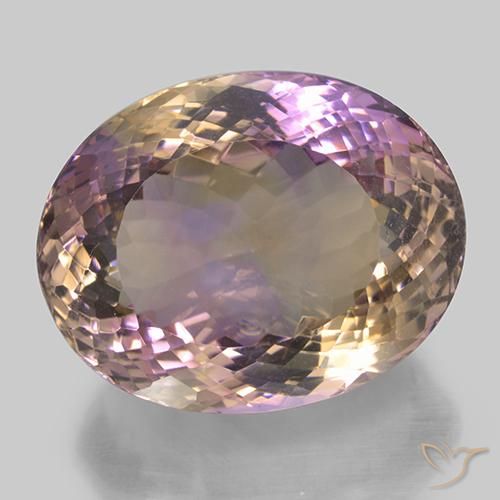 52.90ct Natürlicher Zweifarbig Ametrin, Oval, VVS