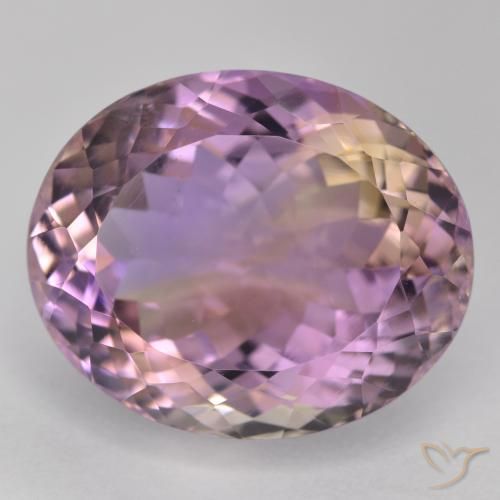 19.64ct Natürlicher Zweifarbig Ametrin, Oval, VS