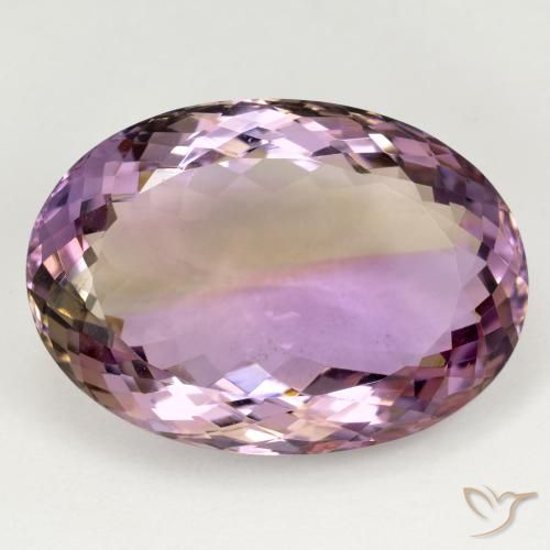 37.23ct Natürlicher Zweifarbig Ametrin, Oval, VVS