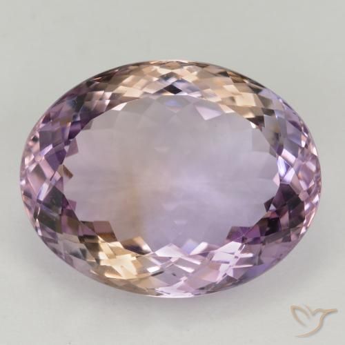 20.51ct Natürlicher Zweifarbig Ametrin, Oval, VVS