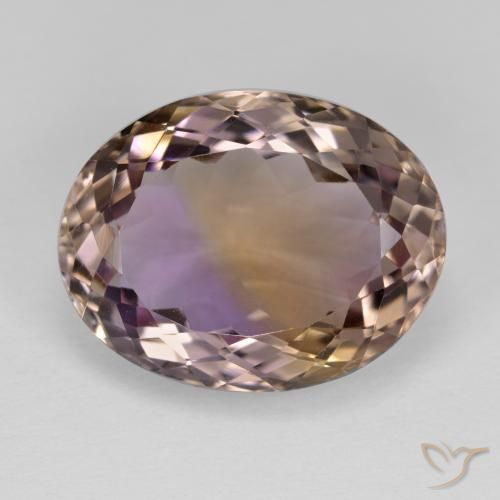 10.39ct Natürlicher Zweifarbig Ametrin, Oval, VVS