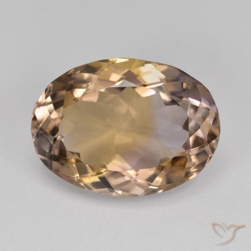 8.44ct Natürlicher Zweifarbig Ametrin, Oval, VVS