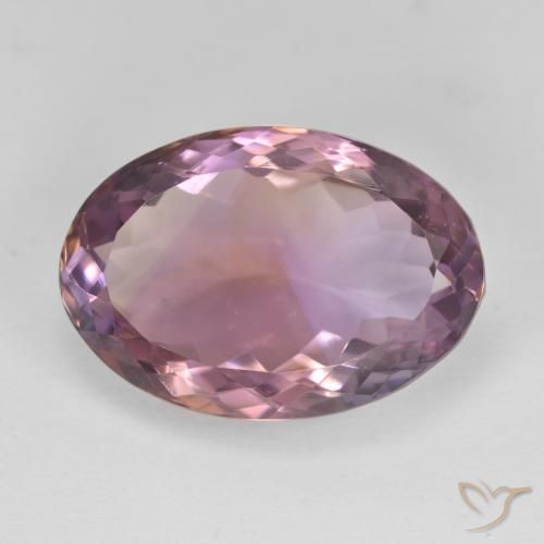 10.78ct Natürlicher Zweifarbig Ametrin, Oval, VS