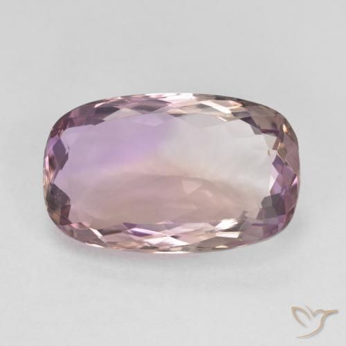 6.88ct Natürlicher Zweifarbig Ametrin, Kissen, VVS-VS