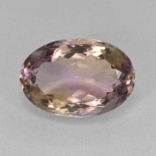 8,92 ctw natürlicher zweifarbiger Ametrin, Oval Schliff, VVS