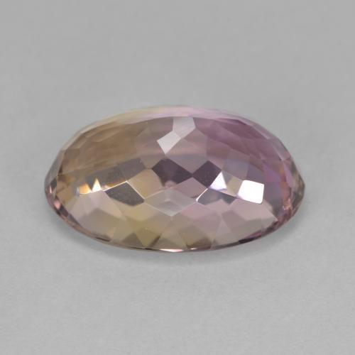 8,92 ctw natürlicher zweifarbiger Ametrin, Oval Schliff, VVS