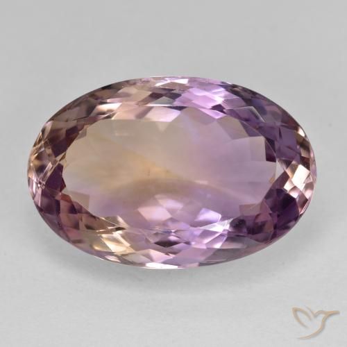 18.09ct Natürlicher Zweifarbig Ametrin, Oval, VVS