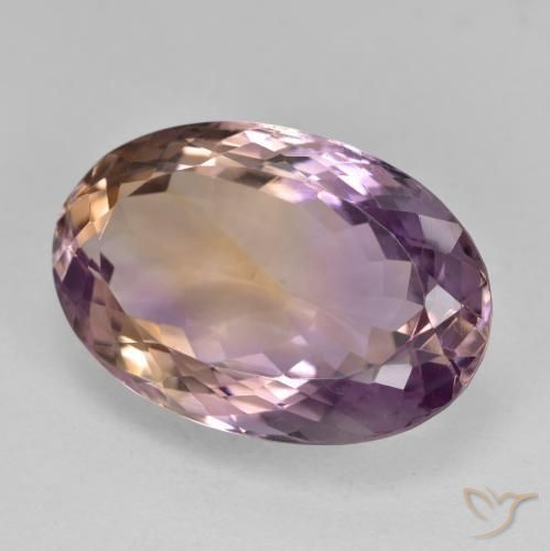 9,17 ctw natürlicher Zweifarbig Ametrin, Oval, VVS