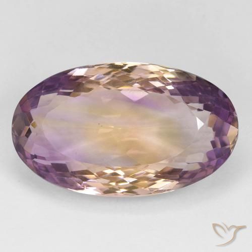 23.40ct Natürlicher Zweifarbig Ametrin, Oval, VS