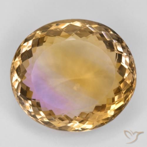 29.00ct Natürlicher Zweifarbig Ametrin, Oval, VVS