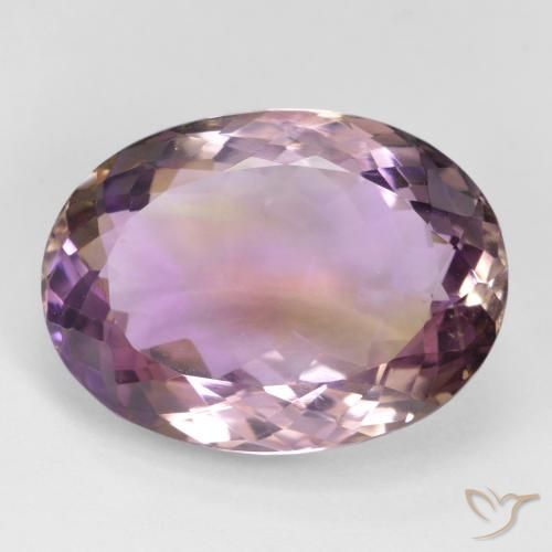18.81ct Natürlicher Zweifarbig Ametrin, Oval, VVS