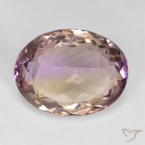 16.92ct Natürlicher Zweifarbig Ametrin, Oval, VS