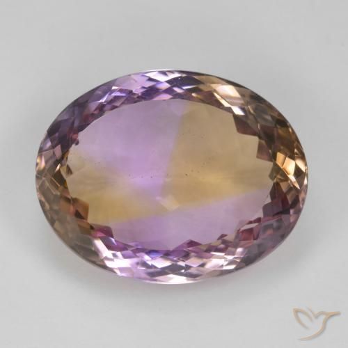 26.51ct Natürlicher Zweifarbig Ametrin, Oval, VS