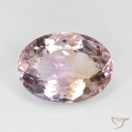 8.17ct Natürlicher Zweifarbig Ametrin, Oval, VVS-VS