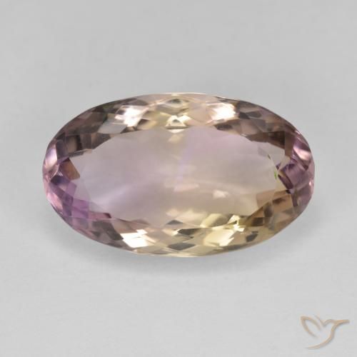 8.06ct Natürlicher Zweifarbig Ametrin, Oval, VVS
