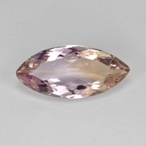 4,76 ctw natürlicher zweifarbiger Ametrin, Marquise, VVS
