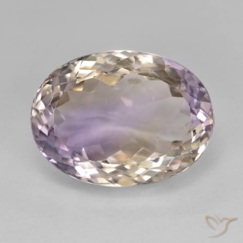 11.94ct Natürlicher Zweifarbig Ametrin, Oval, VVS