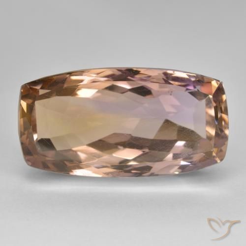 20.16ct Natürlicher Zweifarbig Ametrin, Kissen, VVS-VS