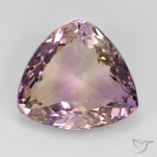 20.11ct Natürlicher Zweifarbig Ametrin, Trillion, VVS
