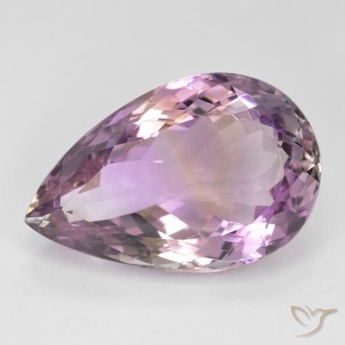 16.24ct Natürlicher Zweifarbig Ametrin, Birnenform, VVS