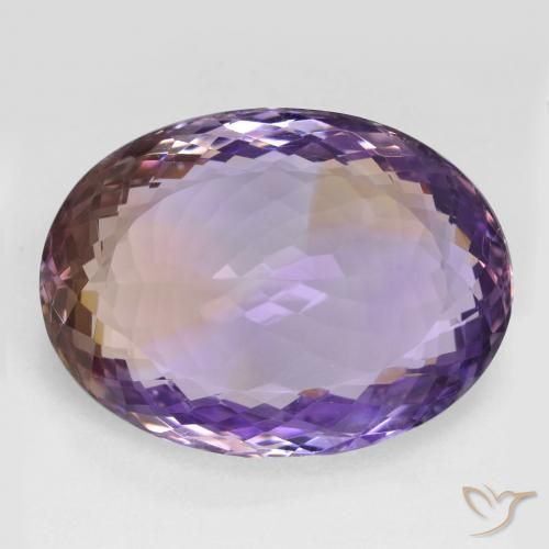 25.38ct Natürlicher Zweifarbig Ametrin, Oval, VVS-VS