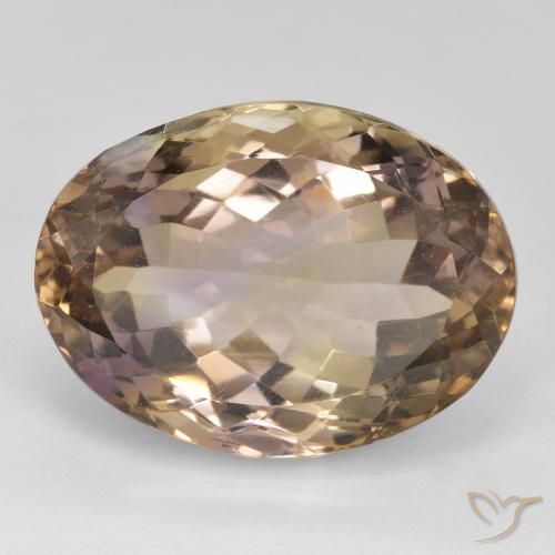 20.00ct Natürlicher Zweifarbig Ametrin, Oval, VS