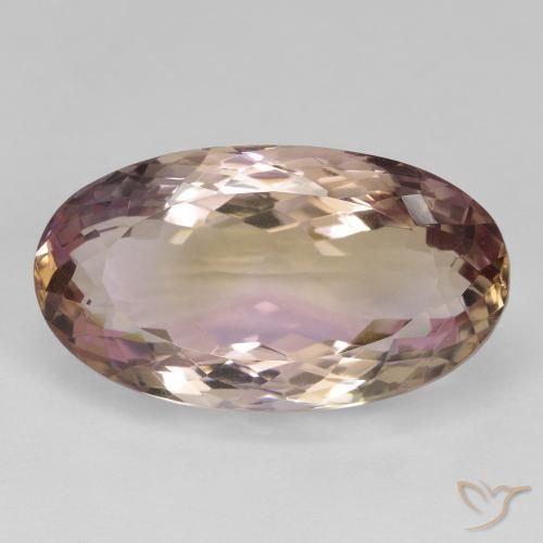 19.81ct Natürlicher Zweifarbig Ametrin, Oval, VVS-VS