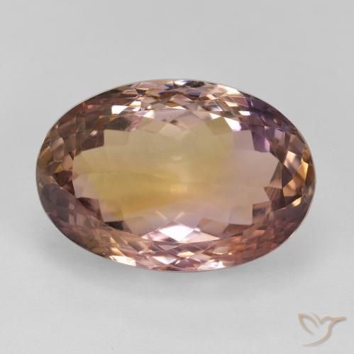 17.33ct Natürlicher Zweifarbig Ametrin, Oval, VVS-VS