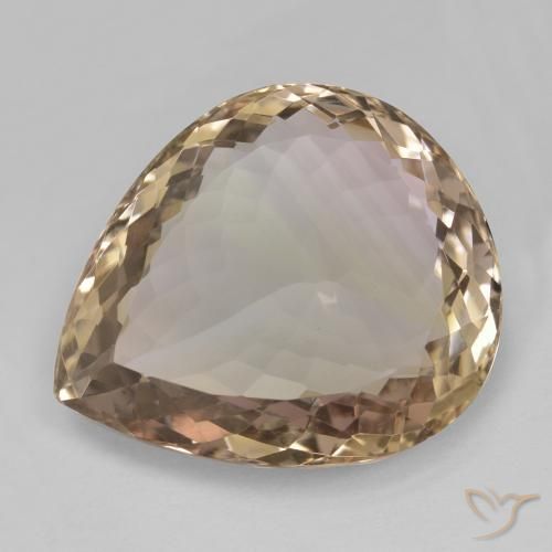 23.48ct Natürlicher Zweifarbig Ametrin, Birnenform, VVS-VS
