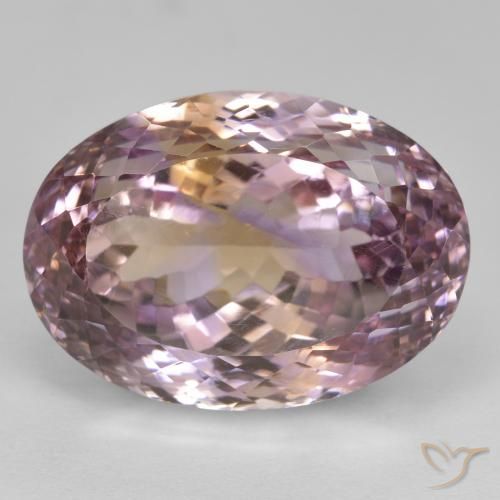 27.56ct Natürlicher Zweifarbig Ametrin, Oval, VVS-VS