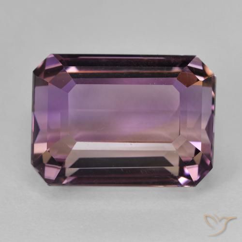 9.78ct Natürlicher Zweifarbig Ametrin, Smaragdschliff, VVS-VS