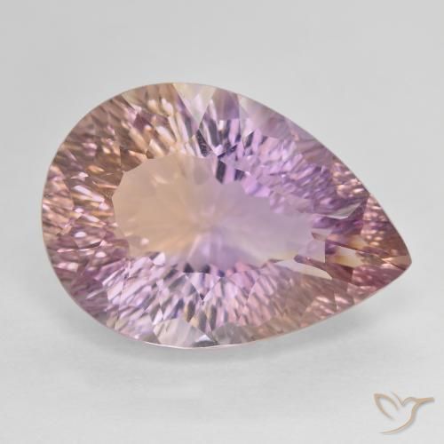 13.95ct Natürlicher Zweifarbig Ametrin, Birnenform, VVS