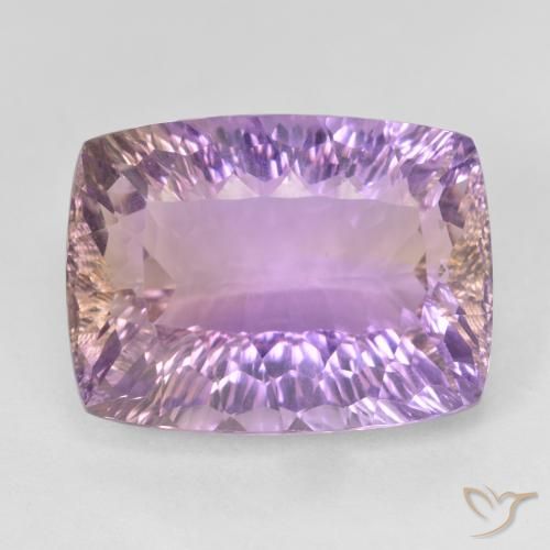 13.49ct Natürlicher Zweifarbig Ametrin, Kissen, VVS