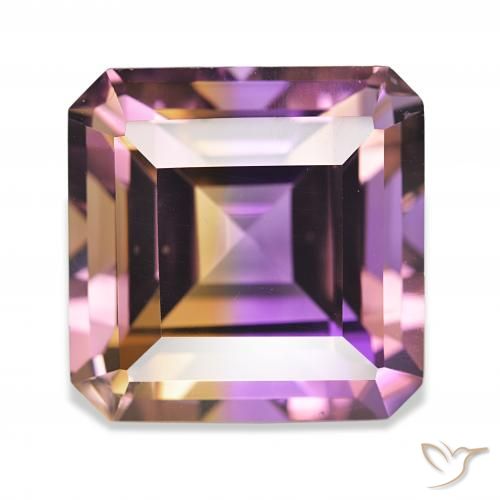 23.16ct Zweifarbig Ametrin, Smaragdschliff, IF