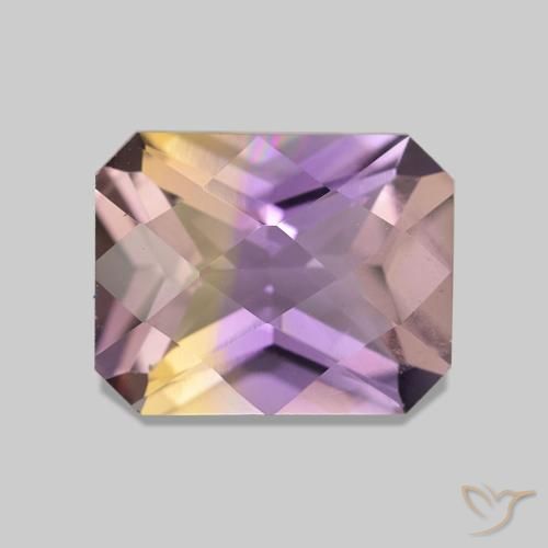 1.98ct Zweifarbig Ametrin, Smaragdschliff, VVS-VS