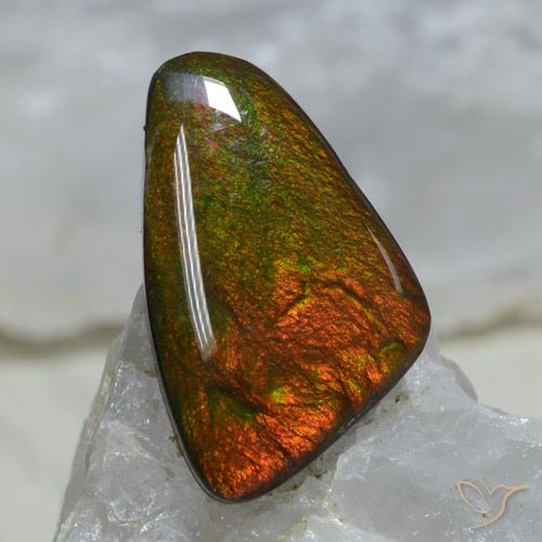 8.89ct Natürlicher Mehrfarbig Ammolith, Fantasie, Lichtundurchlässig