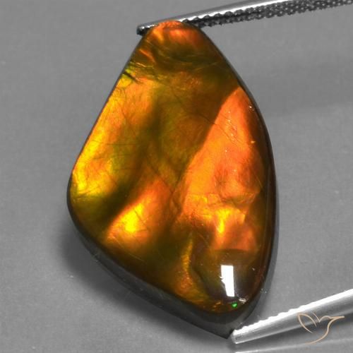 17.24ct Natürlicher Mehrfarbig Ammolith, Fantasie, Lichtundurchlässig