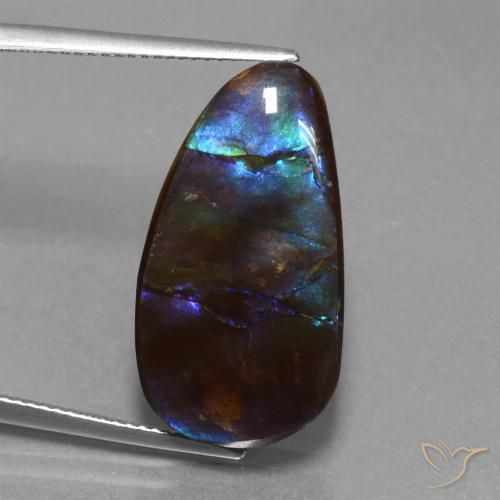 14.98ct Natürlicher Mehrfarbig Ammolith, Fantasie, Lichtundurchlässig
