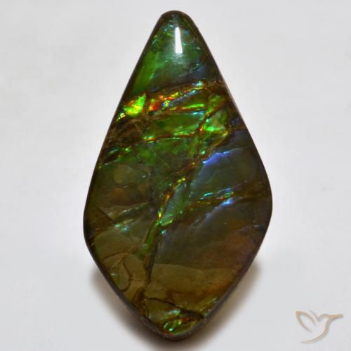 18.15ct Natürlicher Mehrfarbig Ammolith, Fantasie, Lichtundurchlässig