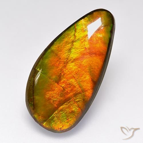 10.05ct Natürlicher Mehrfarbig Ammolith, Fantasie, Lichtundurchlässig