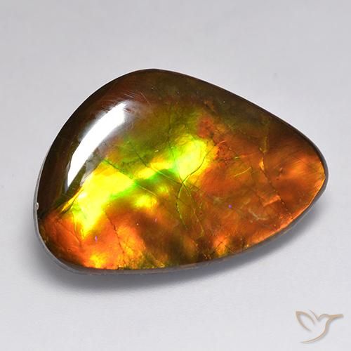 20.30ct Natürlicher Mehrfarbig Ammolith, Fantasie, Lichtundurchlässig
