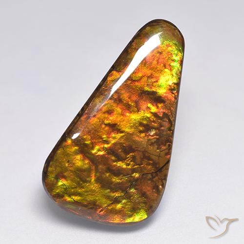 18.34ct Natürlicher Mehrfarbig Ammolith, Fantasie, Lichtundurchlässig