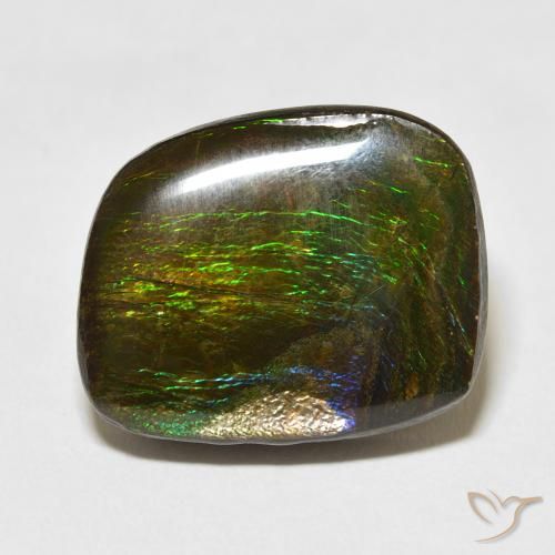 19.50ct Natürlicher Mehrfarbig Ammolith, Fantasie, Lichtundurchlässig