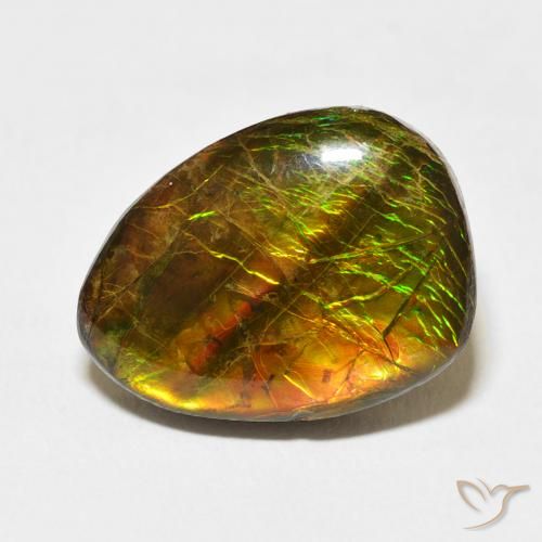 12.20ct Natürlicher Mehrfarbig Ammolith, Fantasie, Lichtundurchlässig