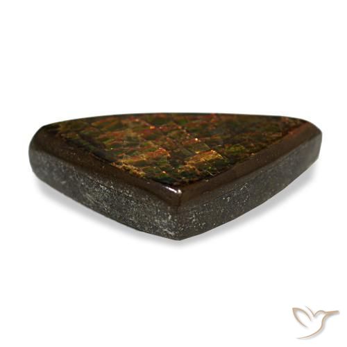 6,33 ctw natürlicher Mehrfarbig Ammolit, Trillion, Lichtundurchlässig