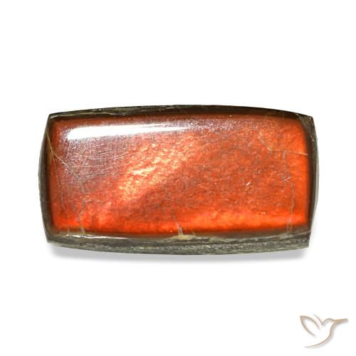 2.13ct Mehrfarbiger Ammolit, Baguette, Lichtundurchlässig